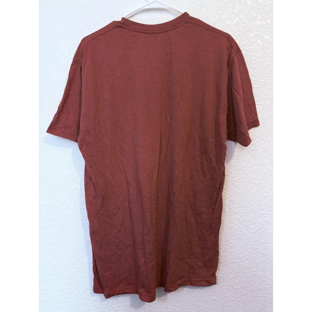 Levi's Men's American flag lightweight t-shirt Size L heather red 4th of July!